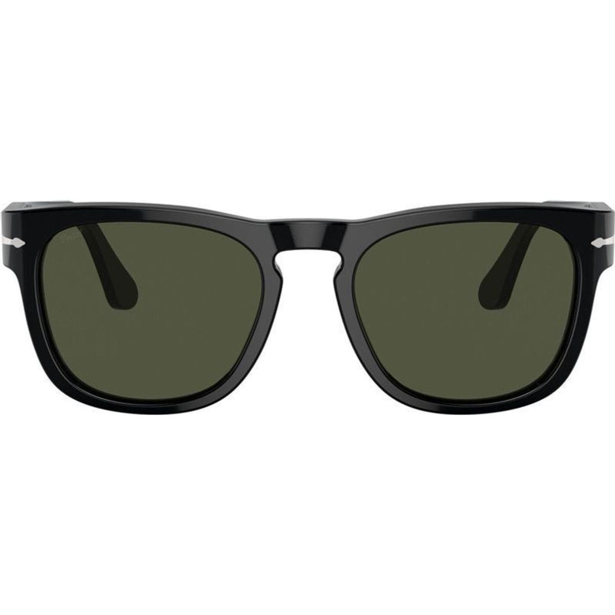 Elio PO3333S, Black/Green Glass Lenses 54 Eye Size