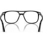 Greta PO3329V, Black/Clear Lenses 54 Eye Size