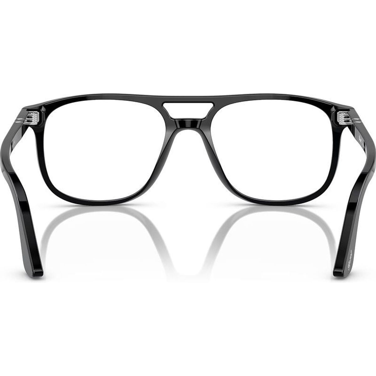 Greta PO3329V, Black/Clear Lenses 54 Eye Size