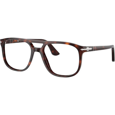 Greta PO3329V, Havana/Clear Lenses 54 Eye Size