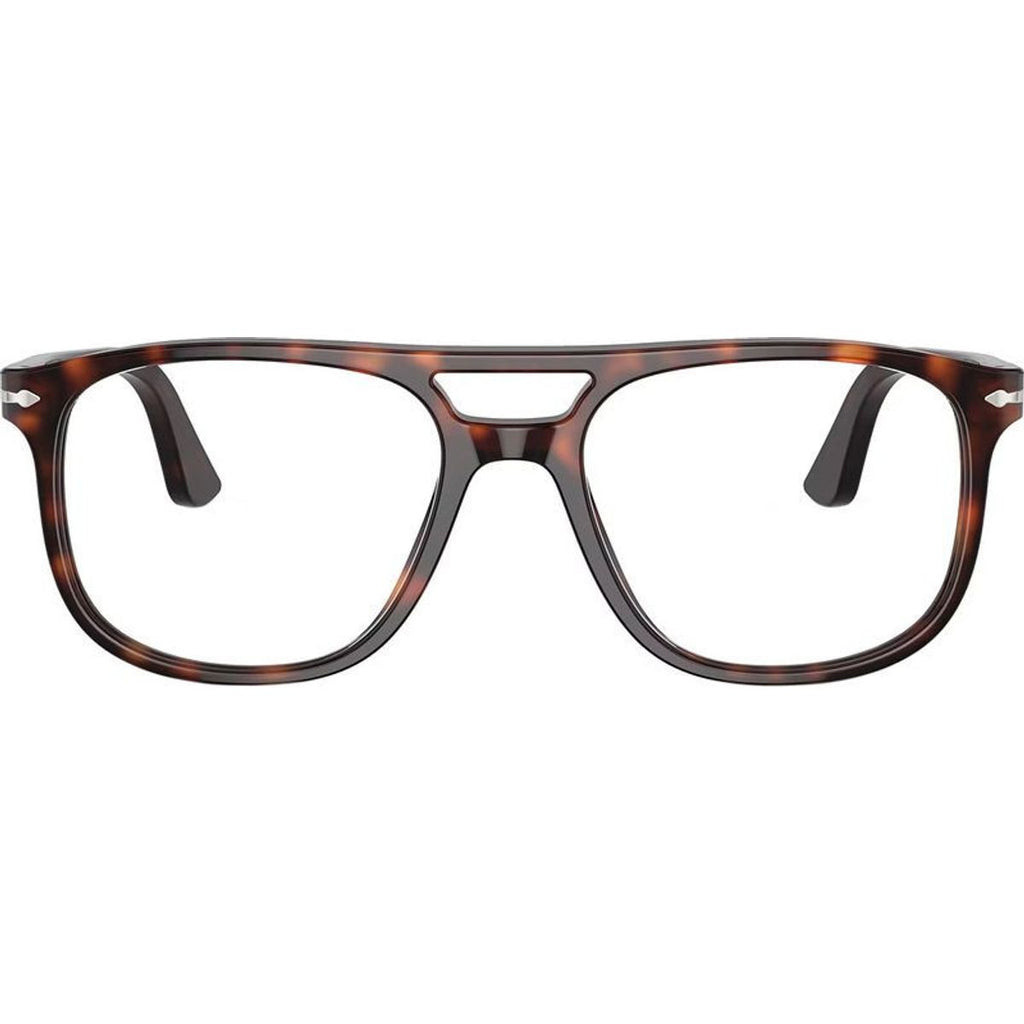 Greta PO3329V, Havana/Clear Lenses 54 Eye Size