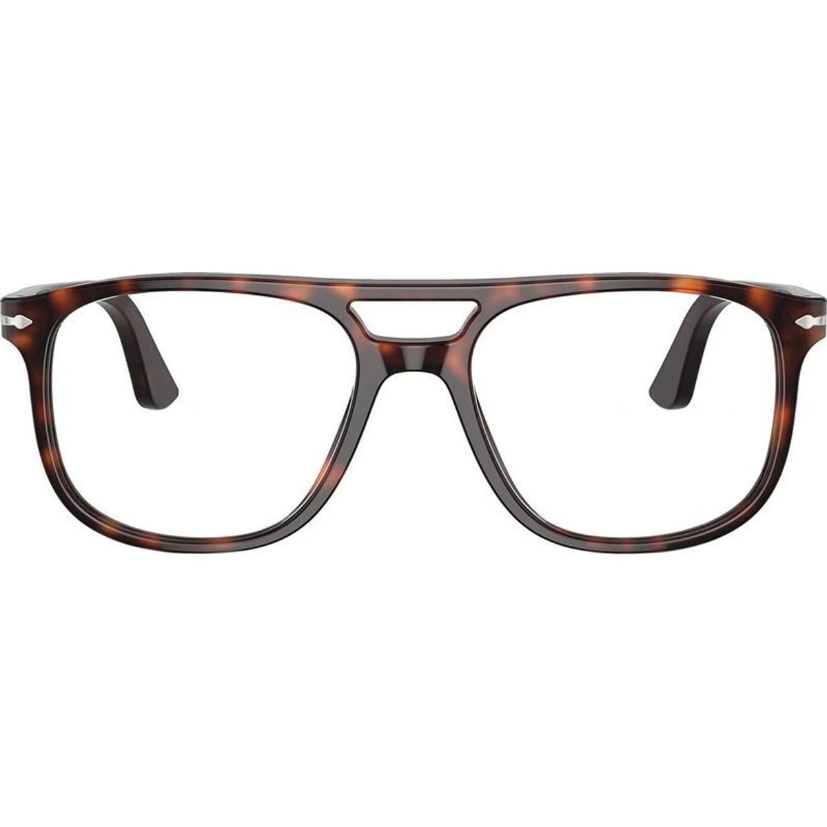 Greta PO3329V, Havana/Clear Lenses 54 Eye Size