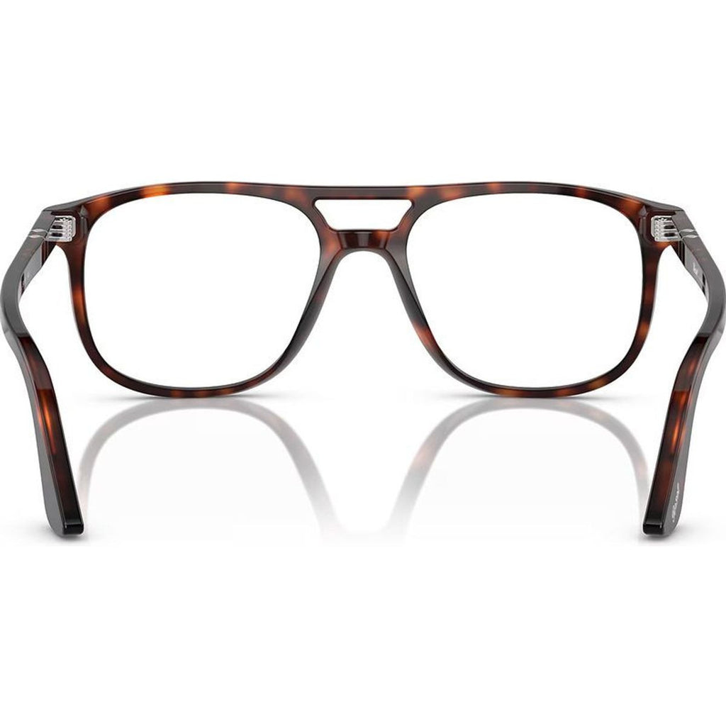 Greta PO3329V, Havana/Clear Lenses 54 Eye Size