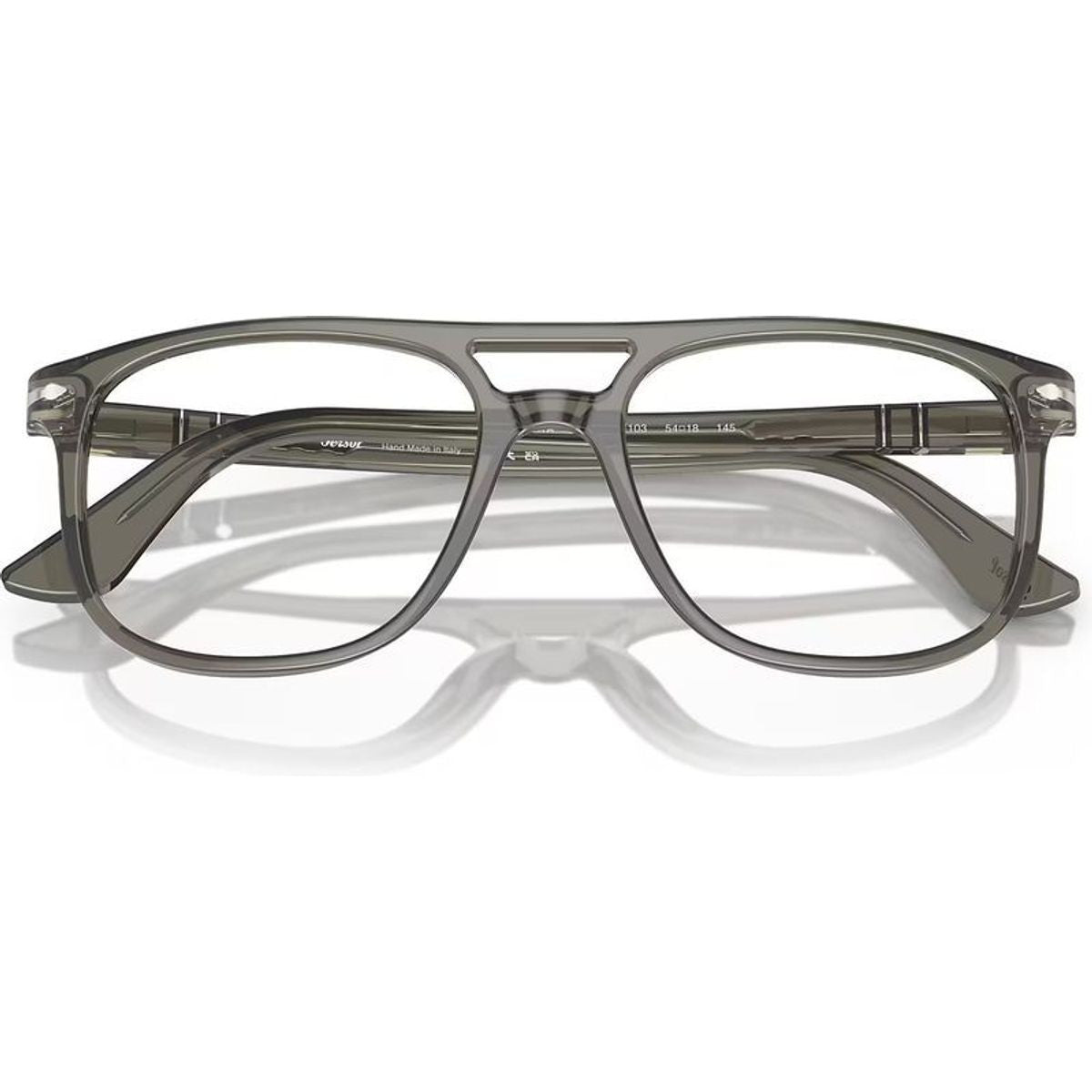 Greta PO3329V, Smoke/Clear Lenses 54 Eye Size