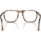 Jacques PO3359V, Black Brown/Clear Lenses 53 Eye Size