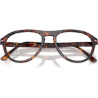 Lynn PO3371V, Havana/Clear Lenses 53 Eye Size