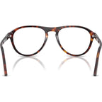 Lynn PO3371V, Havana/Clear Lenses 53 Eye Size