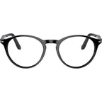PO3092V, Black/Clear Lenses 50 Eye Size