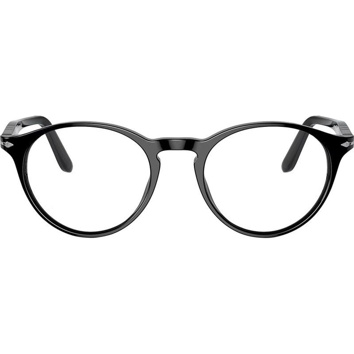 PO3092V, Black/Clear Lenses 50 Eye Size