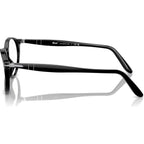 PO3092V, Black/Clear Lenses 50 Eye Size
