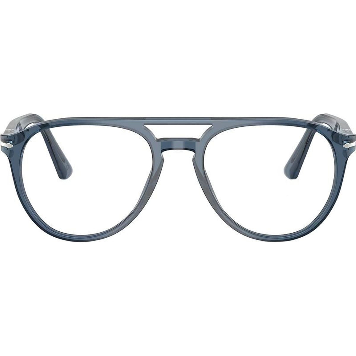 PO3160V, Transparent Denim/Clear Lenses