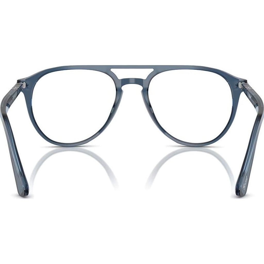 PO3160V, Transparent Denim/Clear Lenses