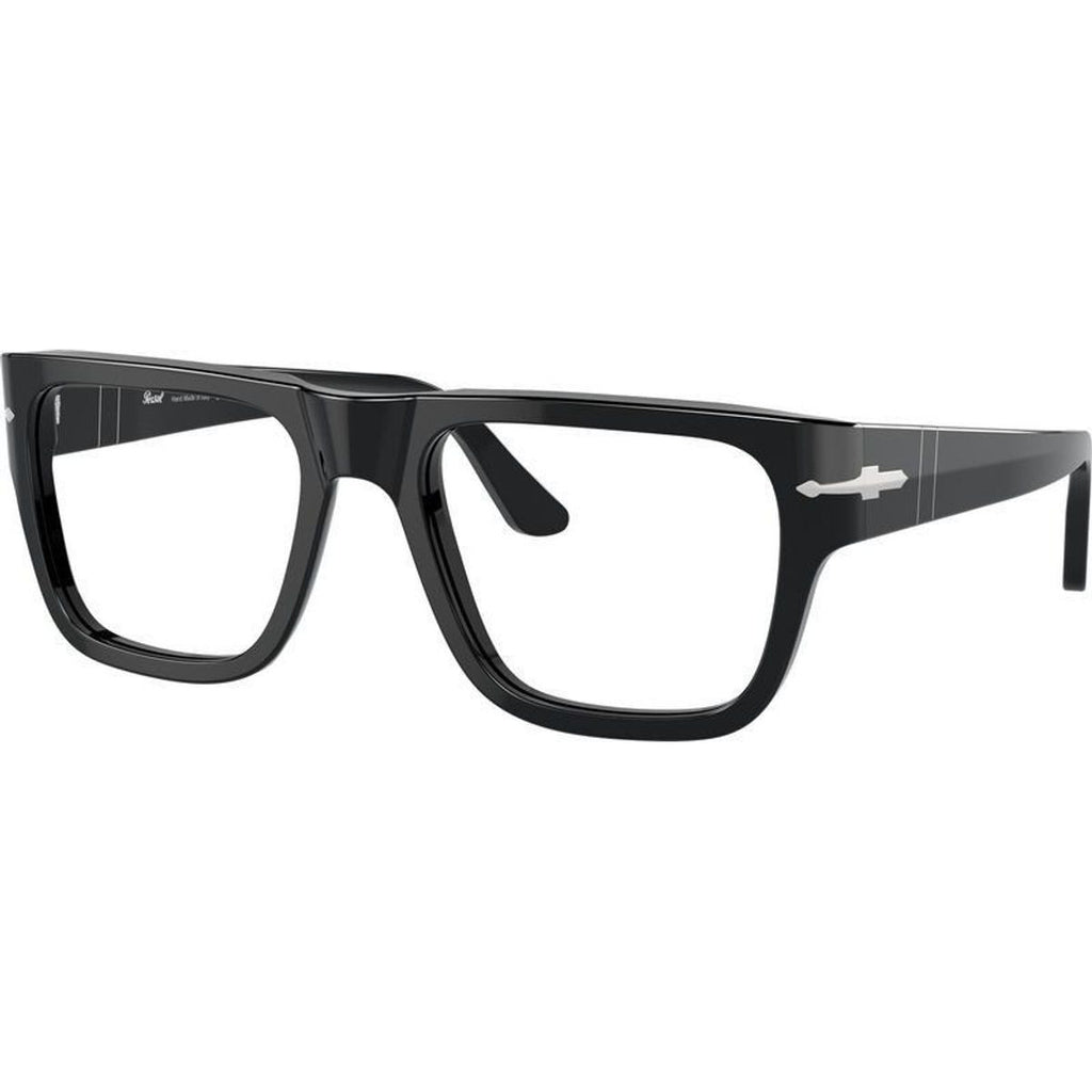 PO3348V, Black/Clear Lenses 53 Eye Size