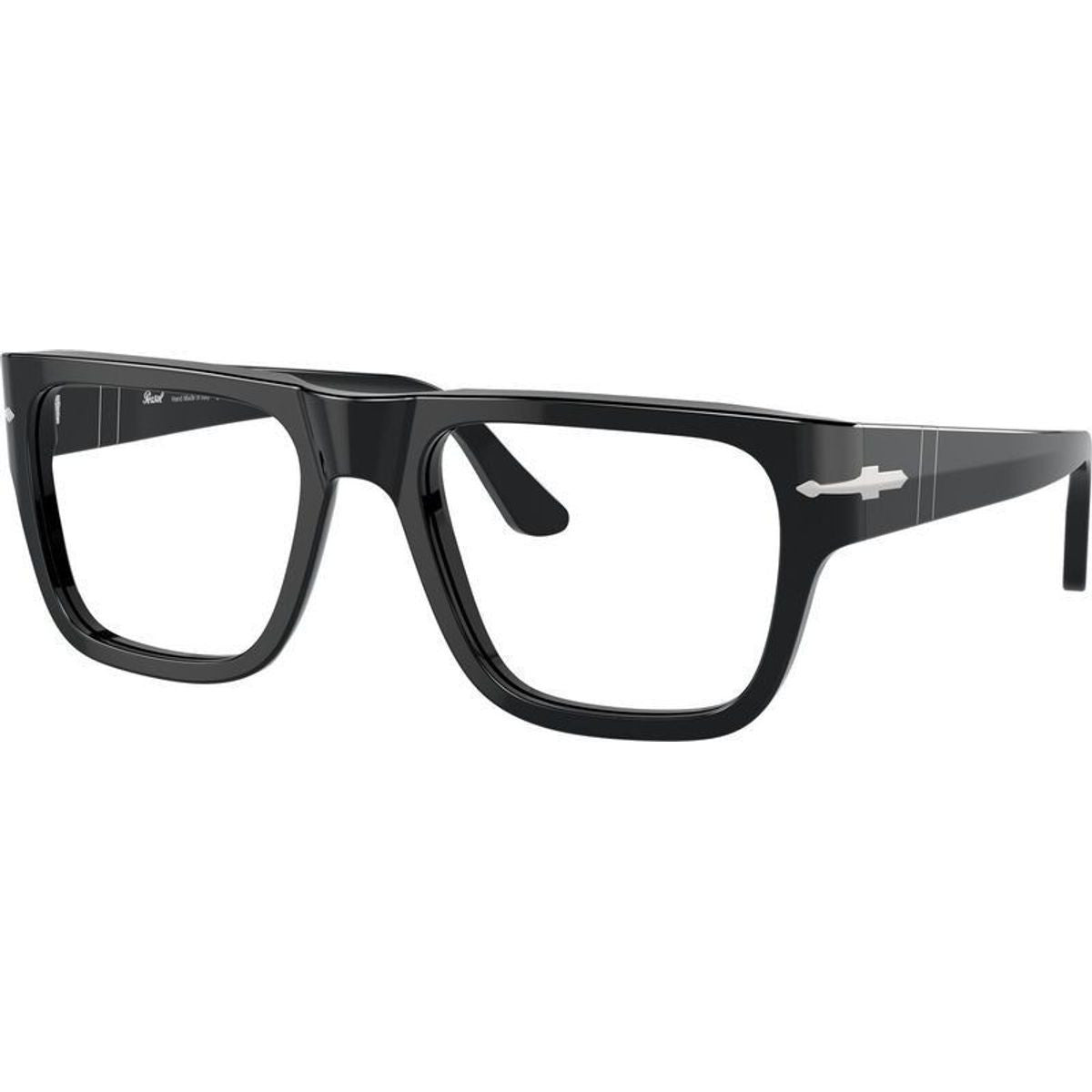 PO3348V, Black/Clear Lenses 53 Eye Size