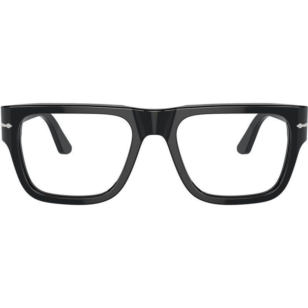 PO3348V, Black/Clear Lenses 53 Eye Size