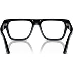 PO3348V, Black/Clear Lenses 53 Eye Size