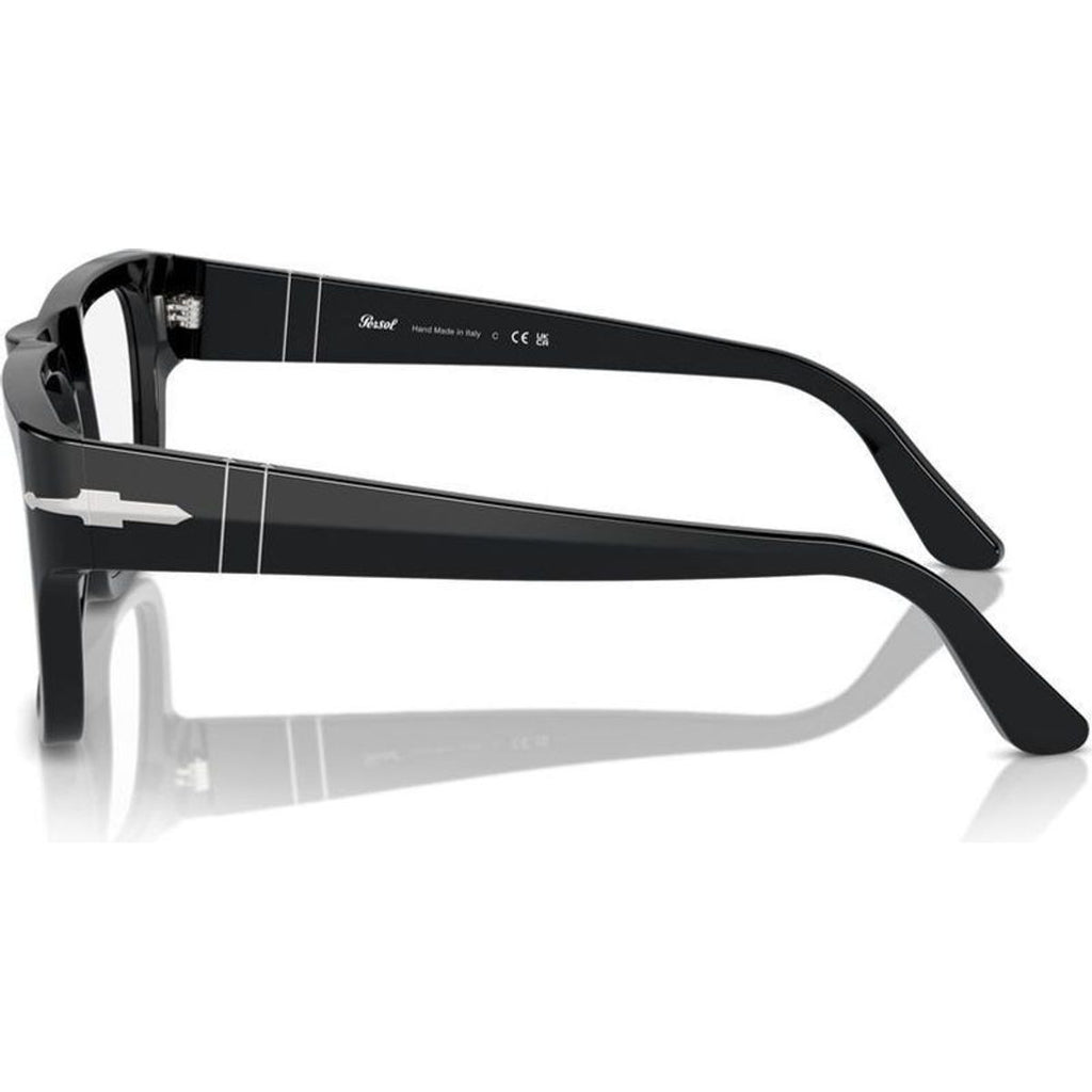 PO3348V, Black/Clear Lenses 53 Eye Size
