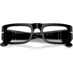 Wes PO3362V, Black/Clear Lenses 52 Eye Size