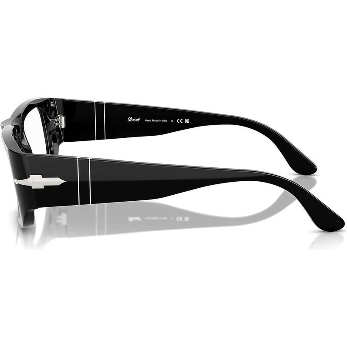 Wes PO3362V, Black/Clear Lenses 52 Eye Size