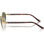 Ida PO1018S, Gold/Green Glass Polarised Lenses 55 Eye Size
