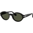 Loris PO3378S, Black/Green Glass Lenses 51 Eye Size