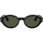 Loris PO3378S, Black/Green Glass Lenses 51 Eye Size