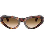 PO0052S, Havana/Brown Clear Gradient Glass Lenses