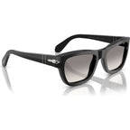 PO0091S, Black/Grey Clear Gradient Glass Lenses 56 Eye Size