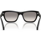 PO0091S, Black/Grey Clear Gradient Glass Lenses 56 Eye Size