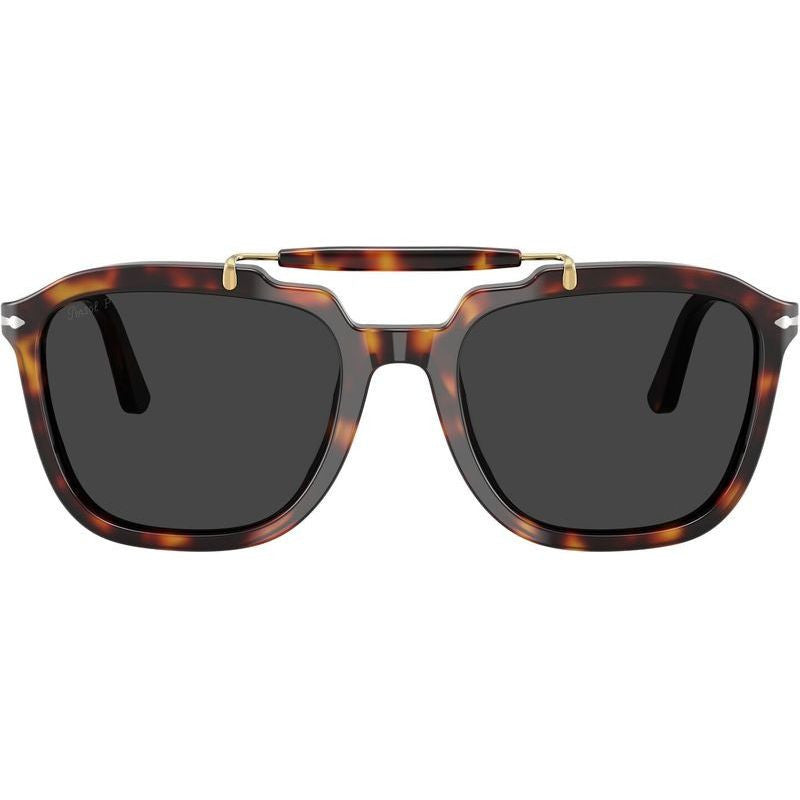 PO0203S, Havana/Black Glass Polarised Lenses 55 Eye Size
