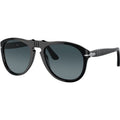 PO0649, Black/Blue Gradient Polarised Glass Lenses 54 Eye Size