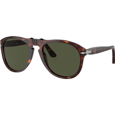 PO0649, Havana/Green Glass Lenses
