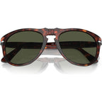 PO0649, Havana/Green Glass Lenses