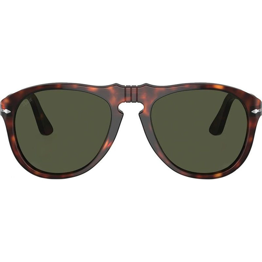 PO0649, Havana/Green Glass Lenses