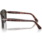 PO0649, Havana/Green Glass Lenses