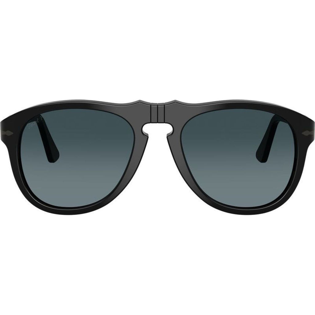 PO0649NE, Black/Blue Gradient Polarised Lenses 54 Eye Size