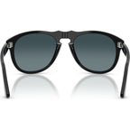 PO0649NE, Black/Blue Gradient Polarised Lenses 54 Eye Size