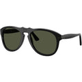 PO0649NE, Black/Green Glass Lenses 54 Eye Size