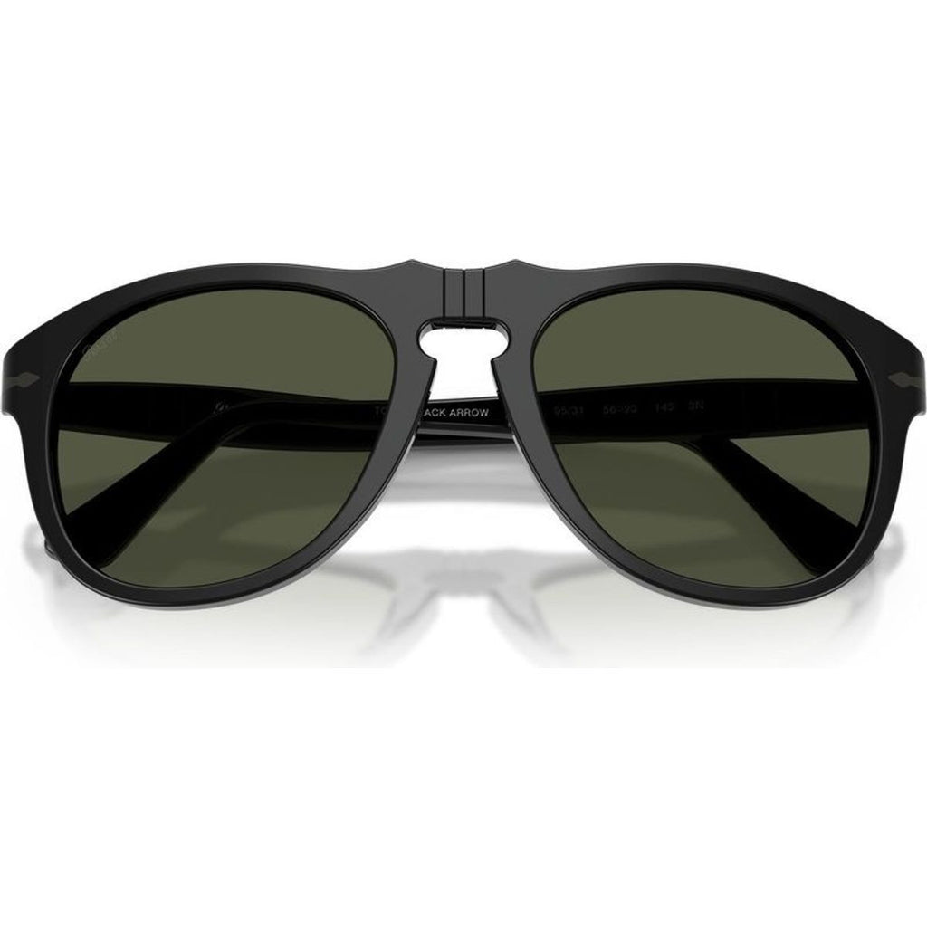 PO0649NE, Black/Green Glass Lenses 54 Eye Size