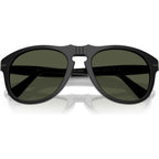 PO0649NE, Black/Green Glass Lenses 54 Eye Size