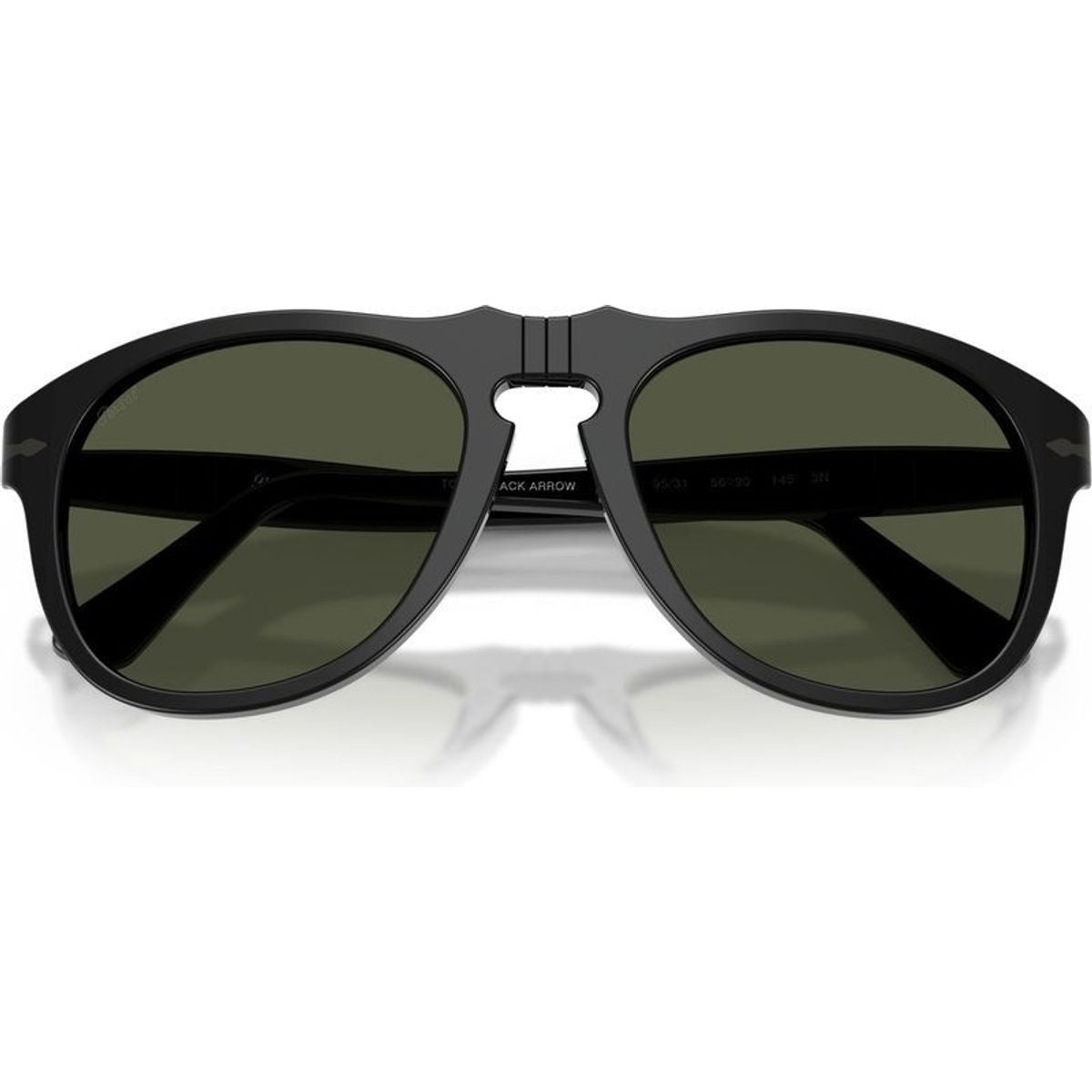 PO0649NE, Black/Green Glass Lenses 54 Eye Size
