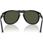 PO0649NE, Black/Green Glass Lenses 54 Eye Size