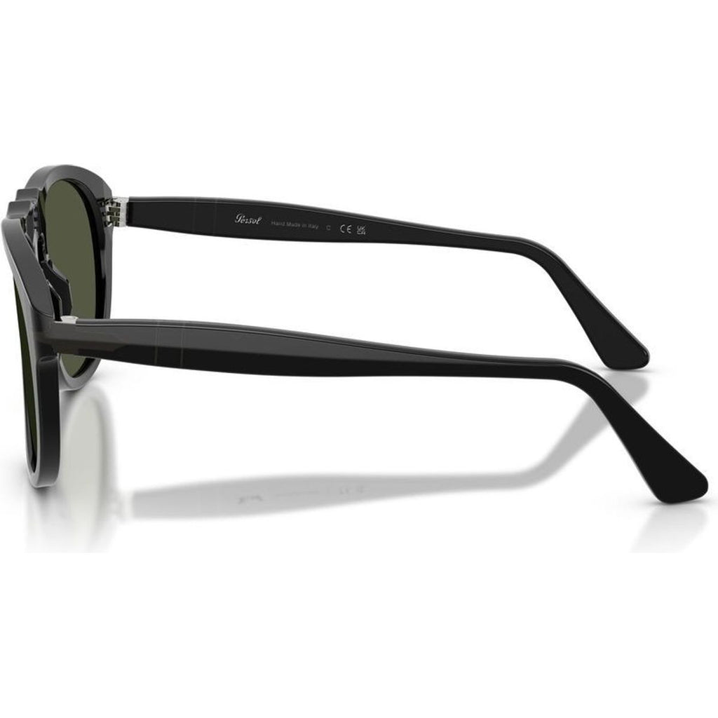 PO0649NE, Black/Green Glass Lenses 54 Eye Size