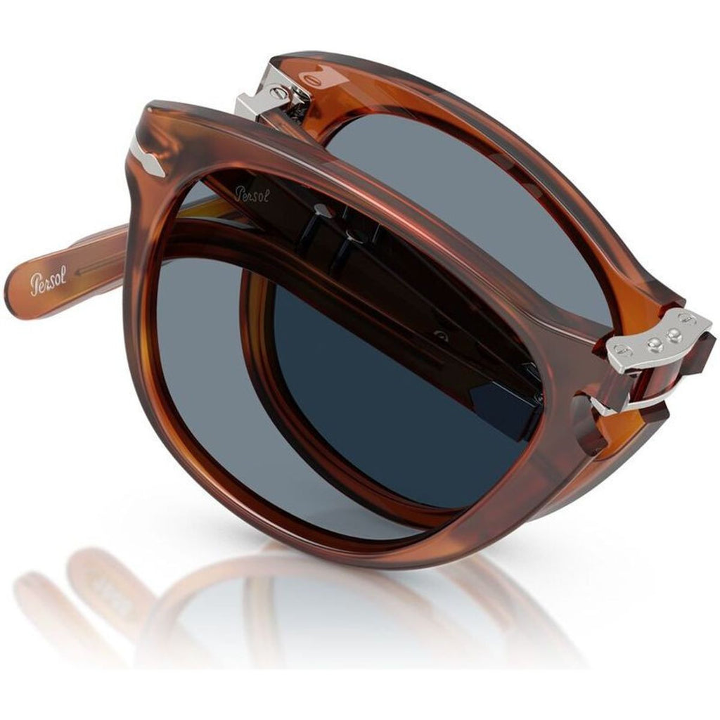 0PO0714SM Steve McQueen, Terra Di Siena/Light Blue Glass Lenses