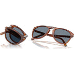 0PO0714SM Steve McQueen, Terra Di Siena/Light Blue Glass Lenses