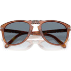 0PO0714SM Steve McQueen, Terra Di Siena/Light Blue Glass Lenses