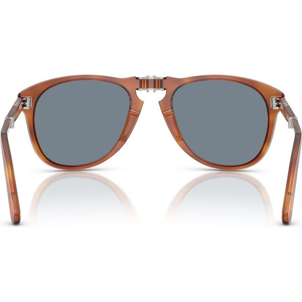 0PO0714SM Steve McQueen, Terra Di Siena/Light Blue Glass Lenses