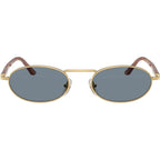 PO1023S, Gold/Blue Glass Lenses