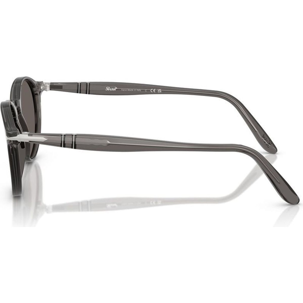 PO3092SM, Transparent Grey/Dark Grey Glass Lenses