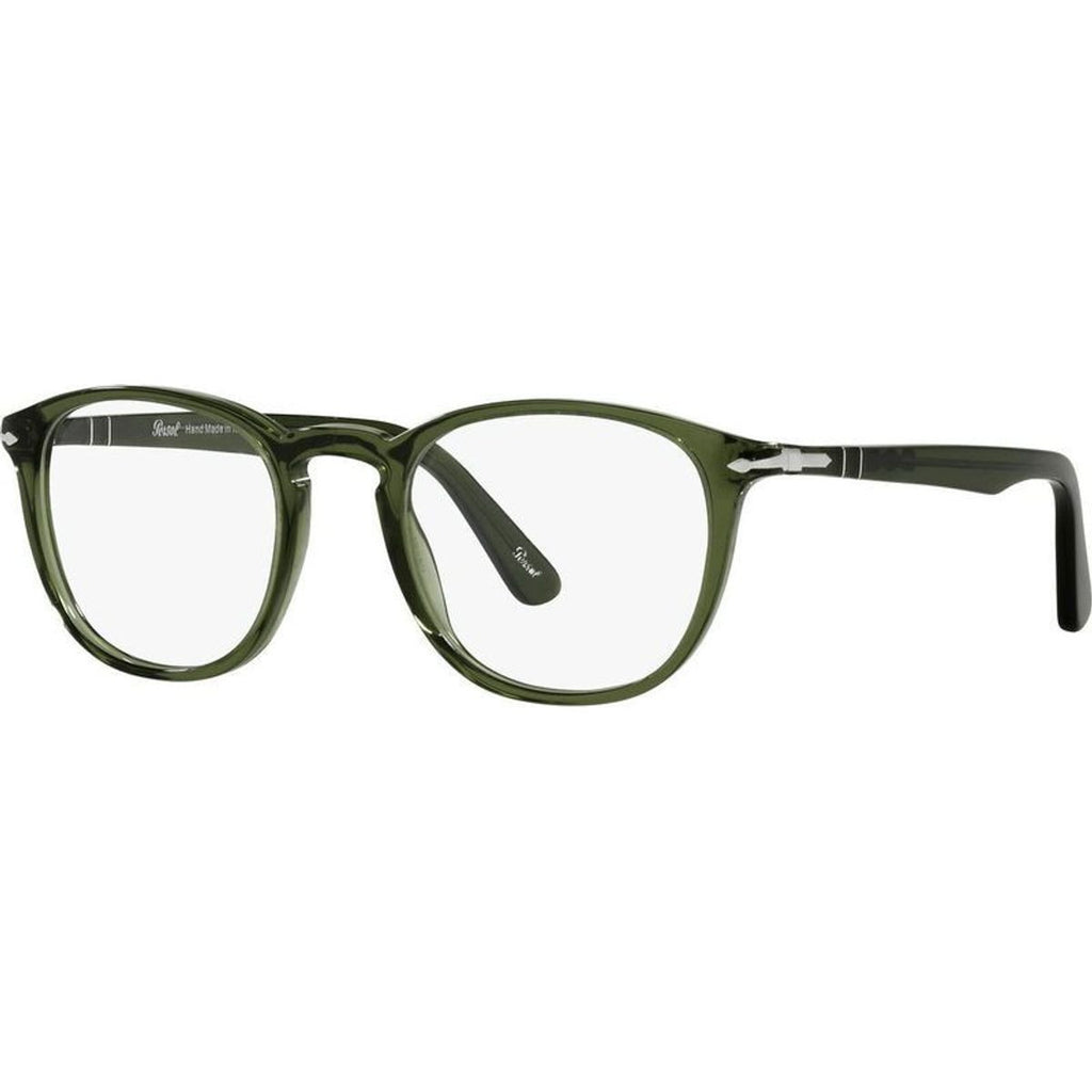 PO3143V, Transparent Olive Green/Clear Lenses